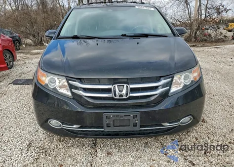 2014 Honda Odyssey Touring from USA, damaged, VIN 5FNRL5H93EB006785